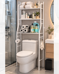 Estante Organizador de Baño sobre Inodoro | 3 Niveles | Metal Resistente | Fácil Monta